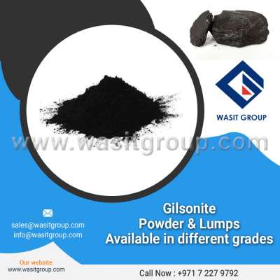 High Quality Gilsonite Powder, Dark Black and Ash <7%